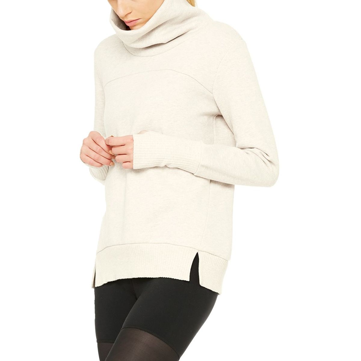 Alo yoga haze store turtleneck sweatshirt