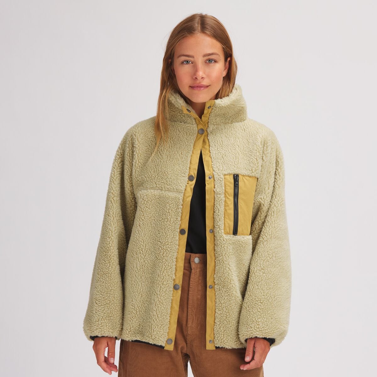 Basin and Range Mixed Fabric Sherpa Jacket - Women's - Women