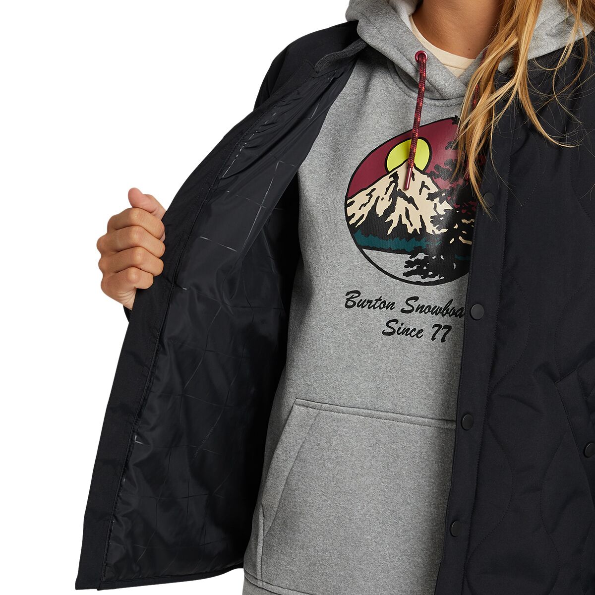 Burton kiley hooded discount jacket