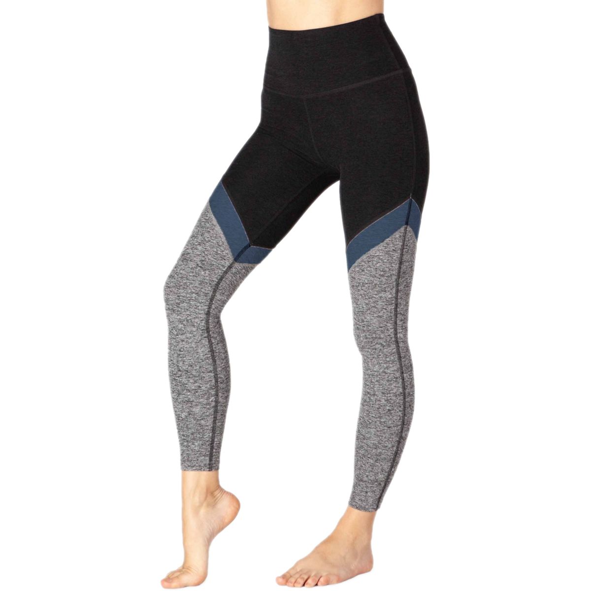 Beyond Yoga Spacedye Out Of Pocket High Waisted Midi Legging In Vetiver  Green Pine