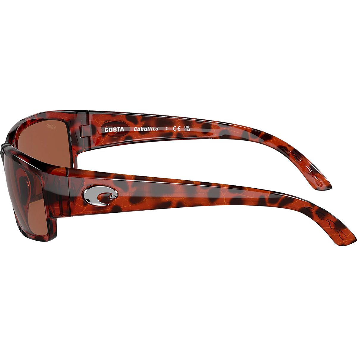 Costa Del Mar Cook Sunglasses - Brushed Palladium Frame / Green P Lens |  Uttings.co.uk