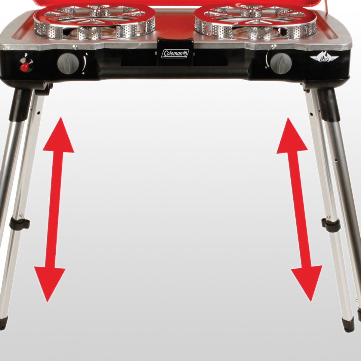 Coleman 2-Burner HF Fyreknight Propane Stove - Hike & Camp