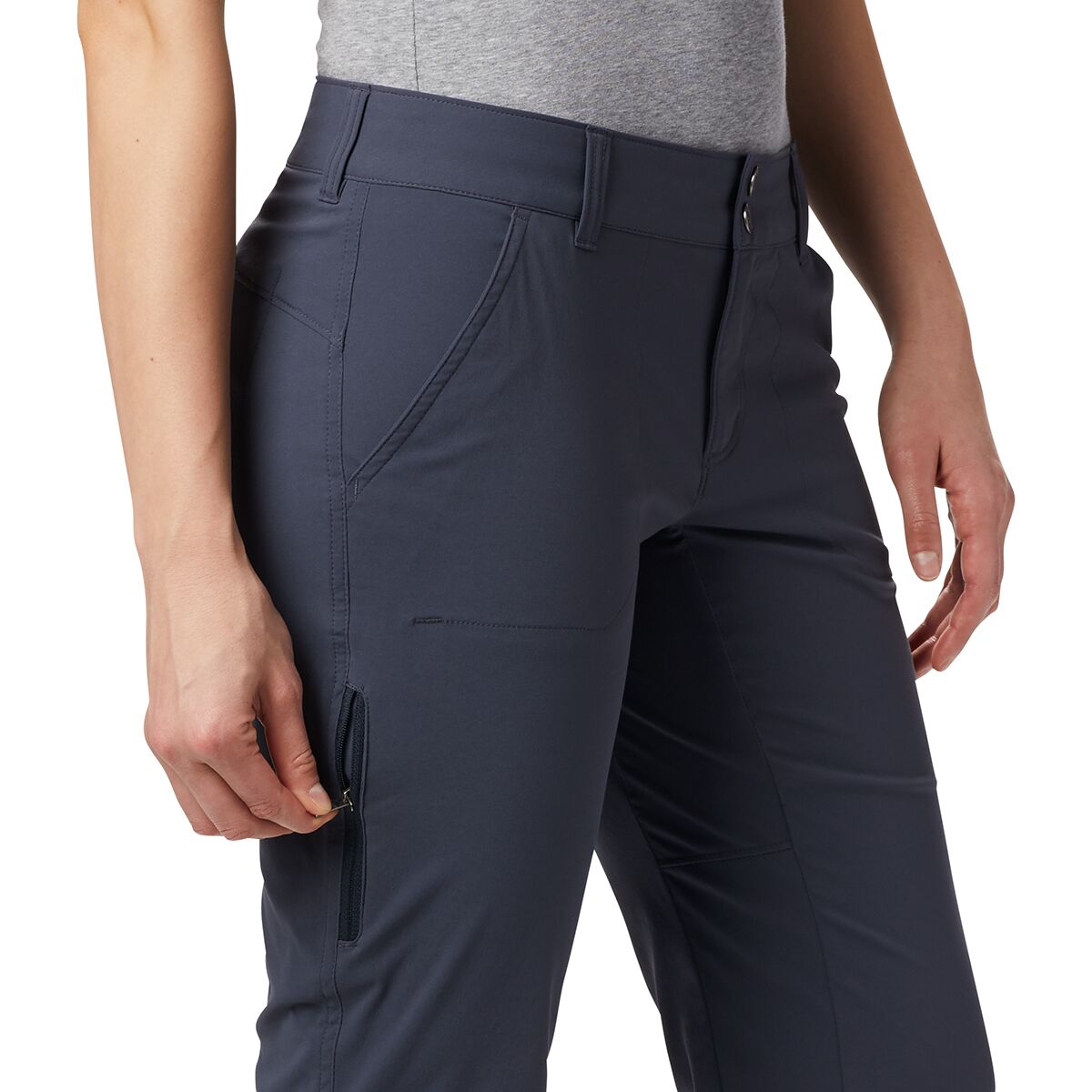 Women's Pants With Zipper Pocket