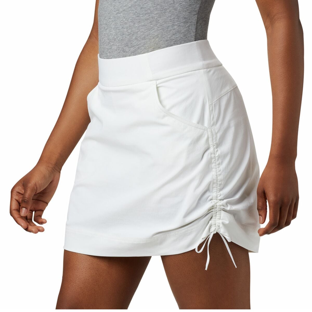 columbia white skort