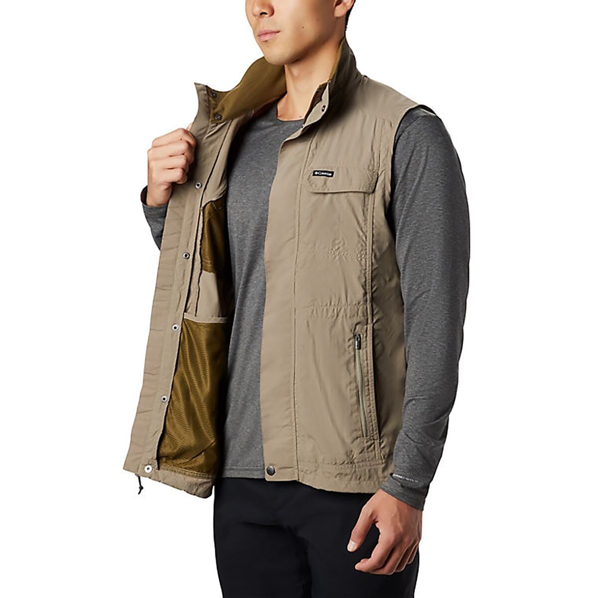 men's silver ridge vest