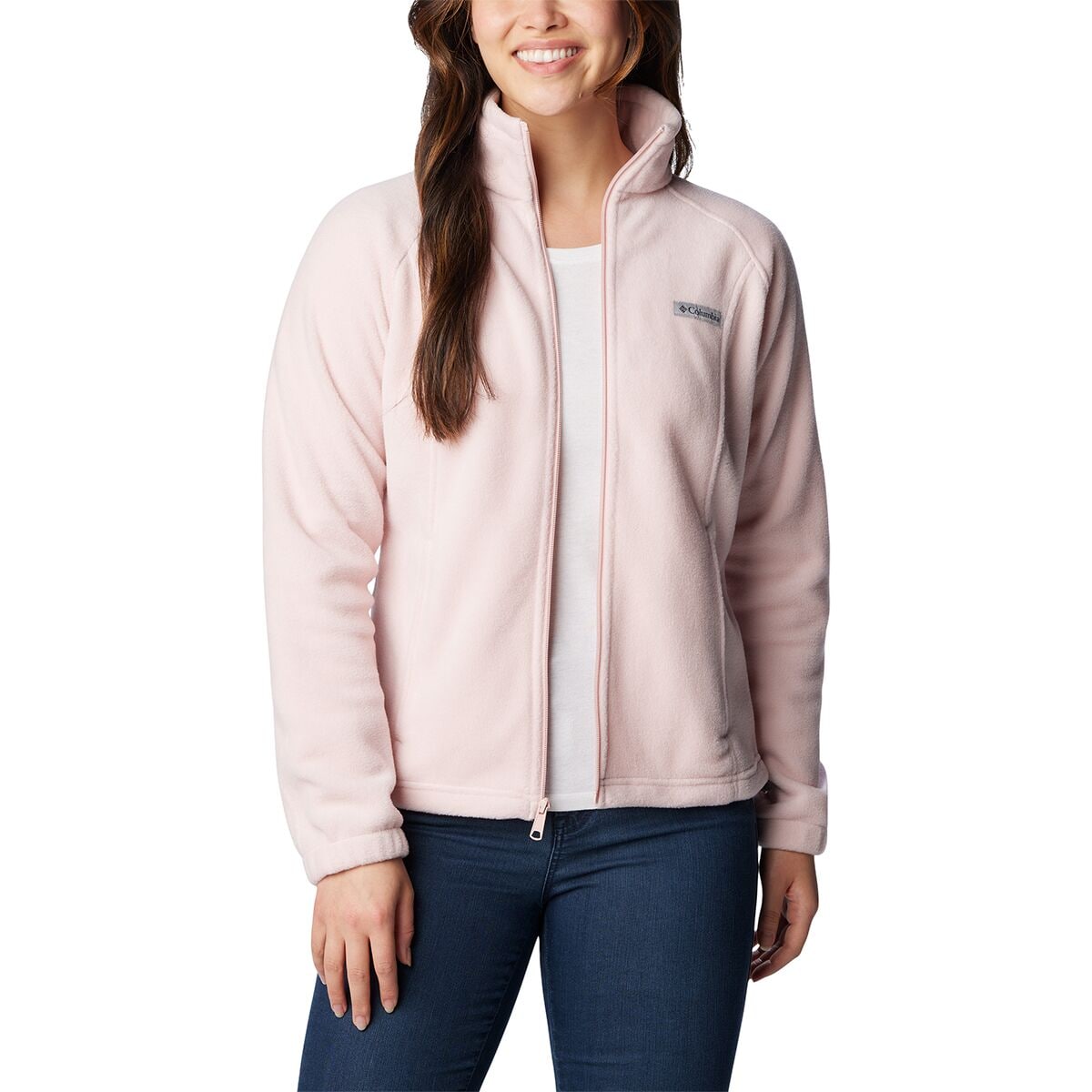 Columbia Women's Benton Springs Full Zip Fleece Jacket - XXL - Pink