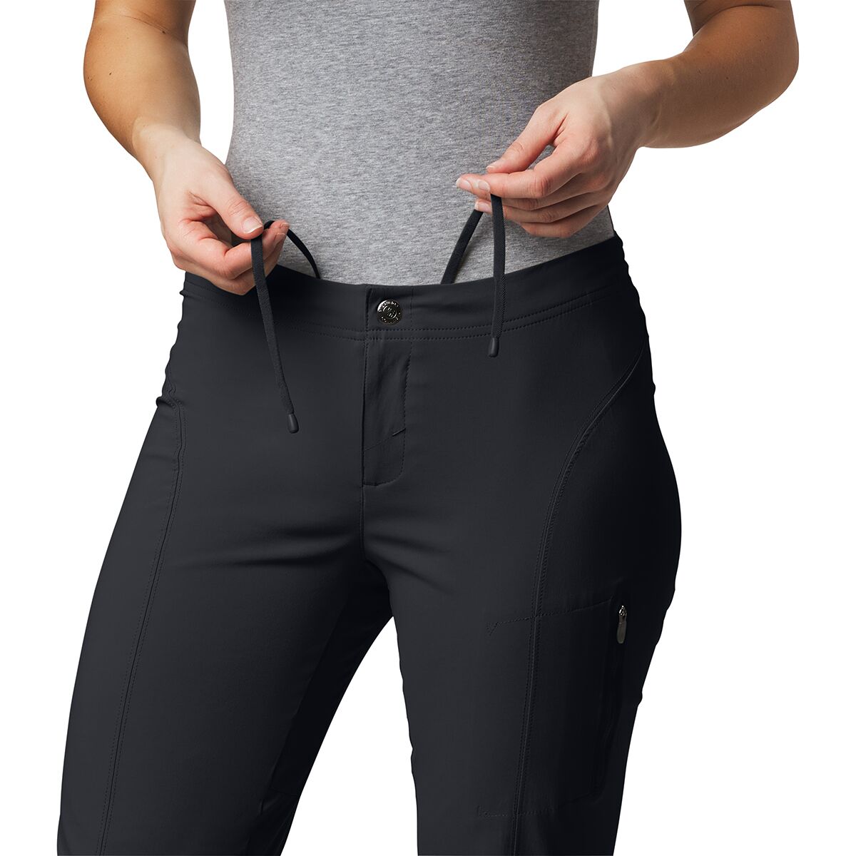 NEW Columbia Omni Shade Women's Straight Leg Active Fit Pants (Black,Small)