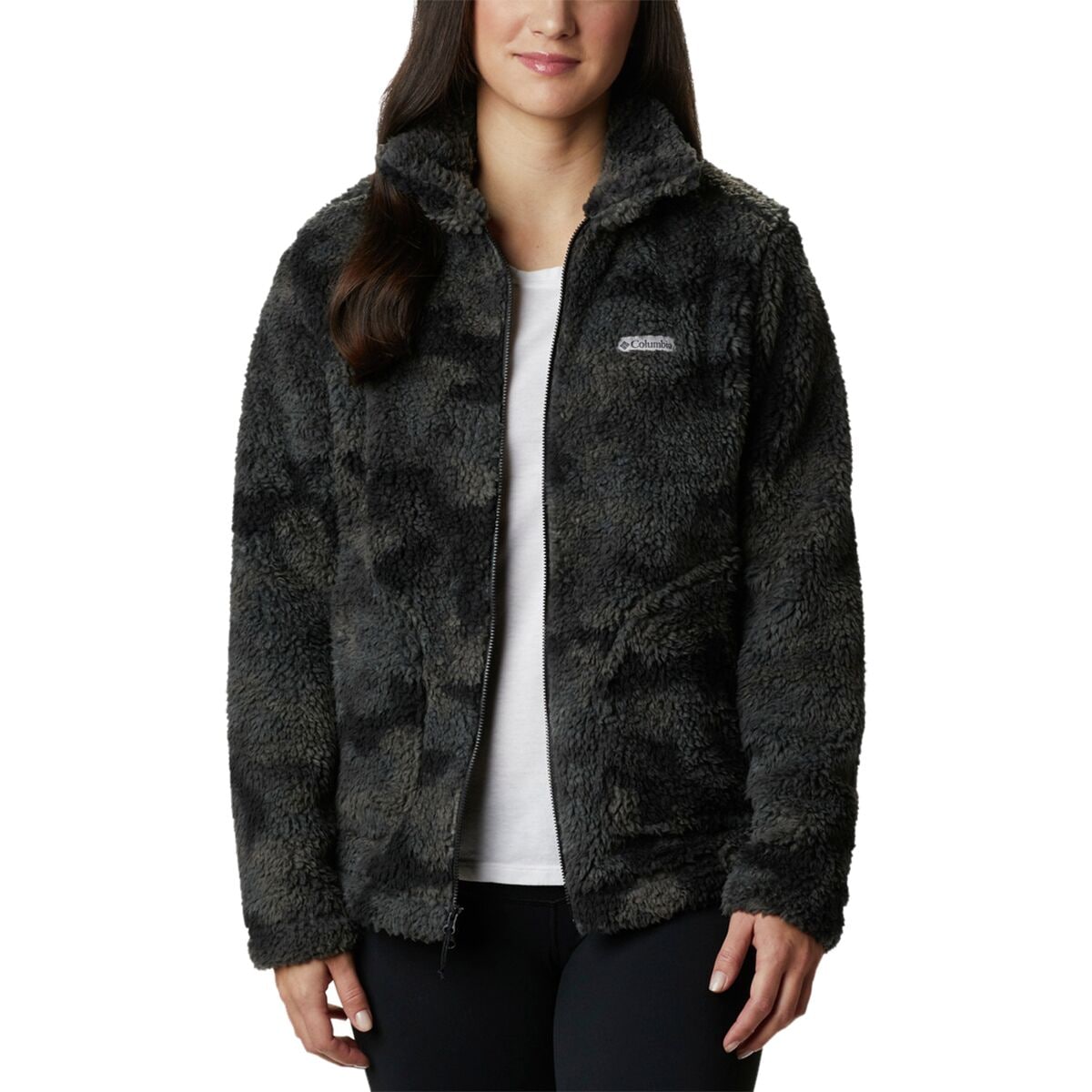 Columbia camo cheap fleece jacket women's