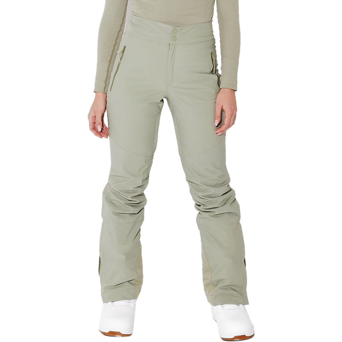 Halfdays Alessandra Insulated Water Resistant Ski Pants In Flame