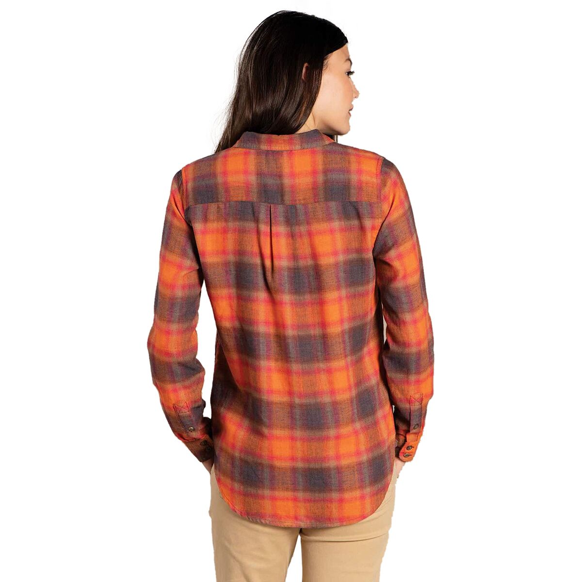 Toad & Co Women's Re-Form Flannel Shirt - XS - Barley