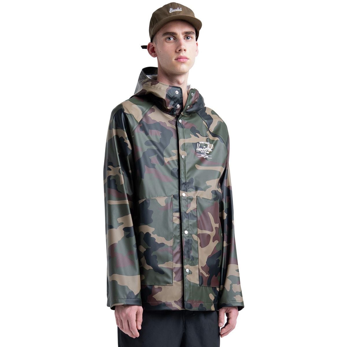 Herschel top camo raincoat