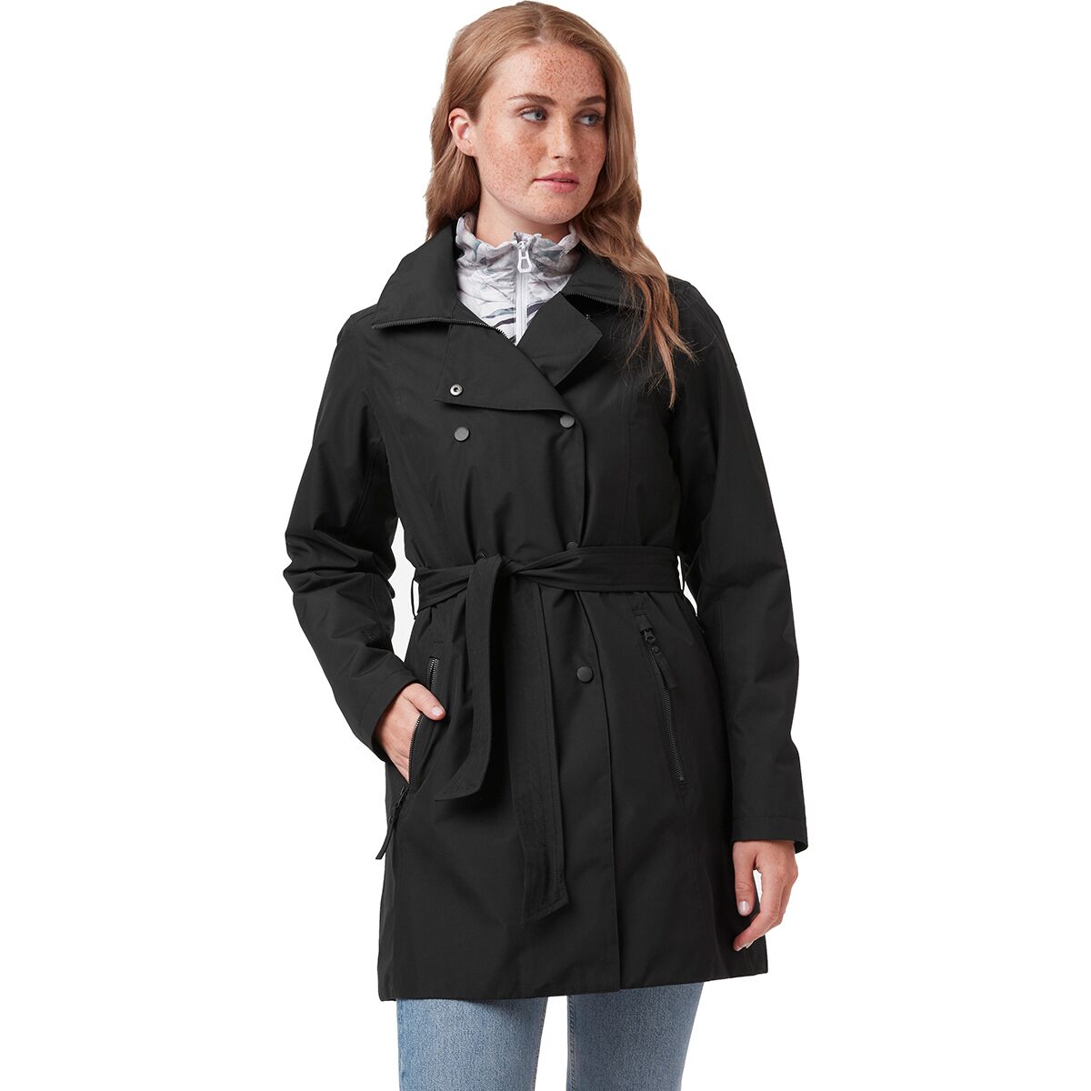 helly hansen trench coat womens