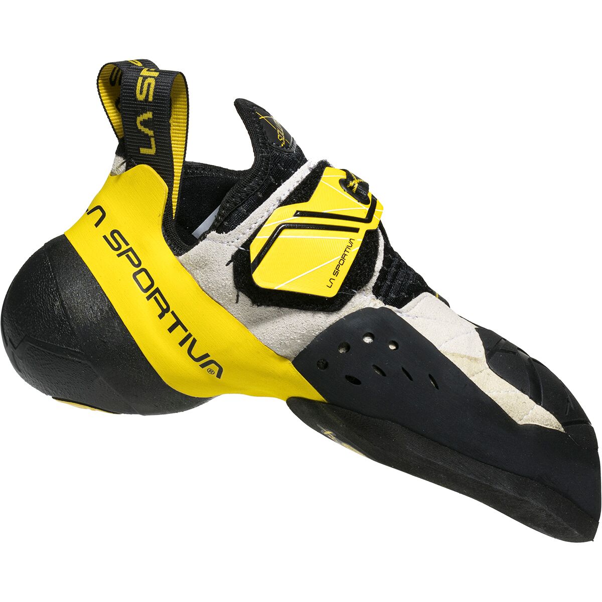 La Sportiva Men s Solution Climbing Shoe 45 White Yellow