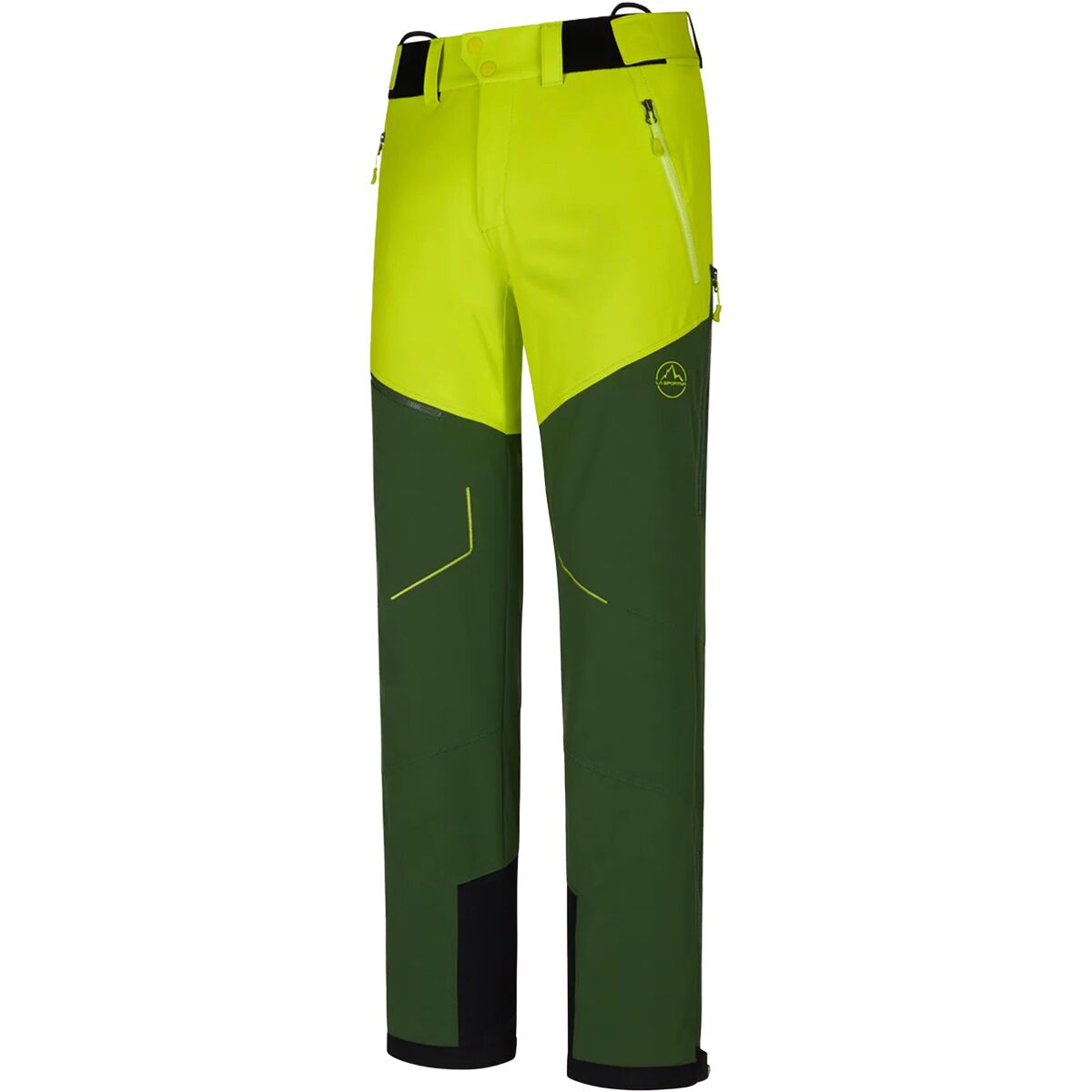 Backcountry GORE-TEX Windstopper Hybrid Touring Bib Pant - Men's Lime Punch, XL