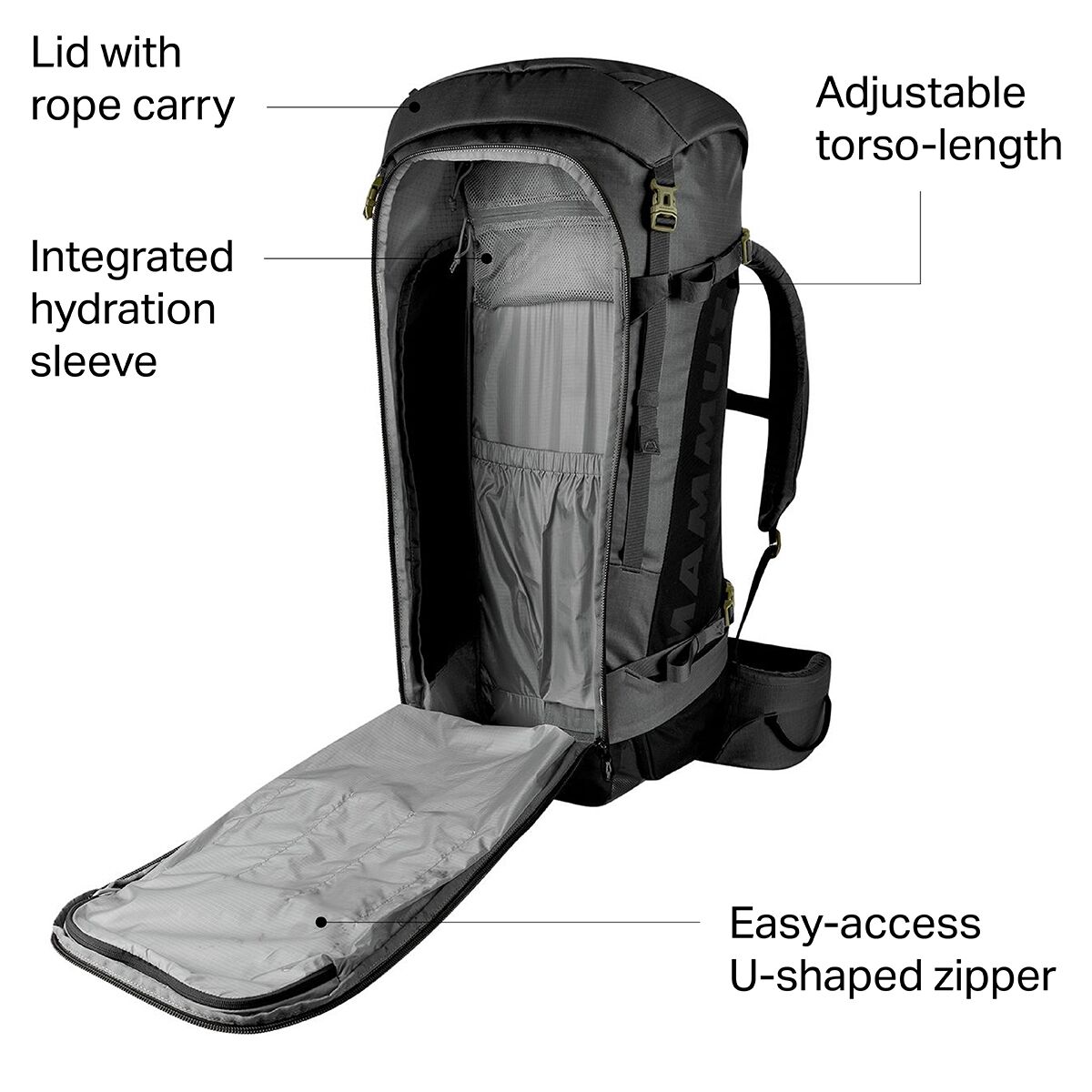 Mammut Trion Spine 75L Backpack - Hike & Camp