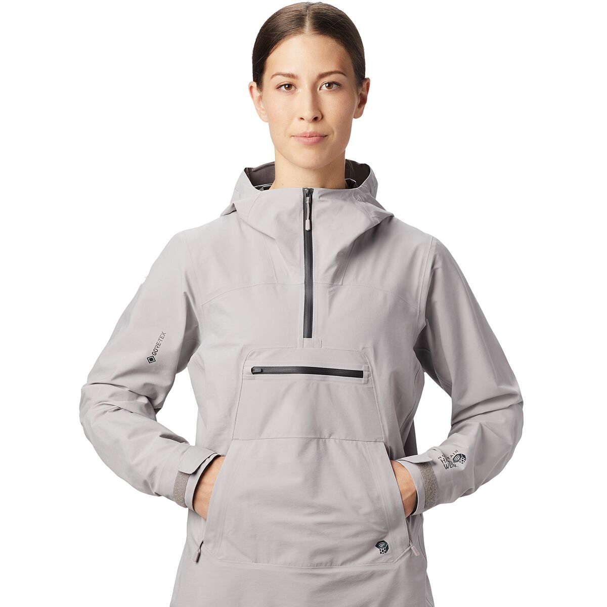 Mountain hardwear paclite stretch pullover sales rain jacket