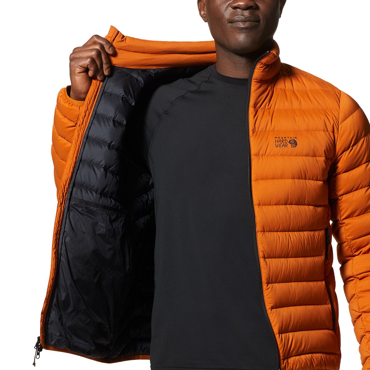 Mens micro 2024 down jacket