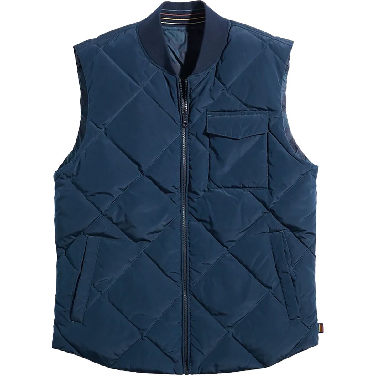 Men's Theo Reversible Puffer Vest | Tan | Medium by Marine Layer