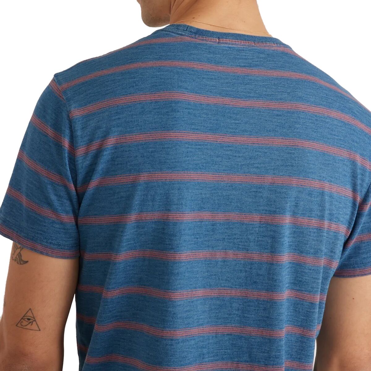 Marine Layer Indigo Stripe T-Shirt - Men's - Men