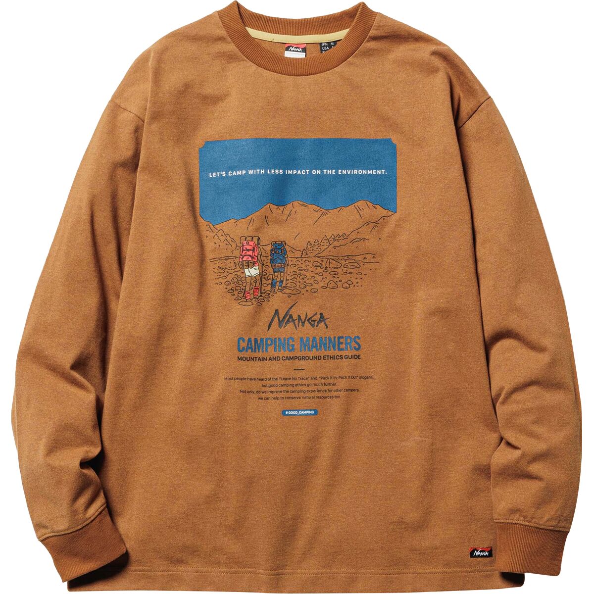 Nanga Eco Hybrid Camping Manners Print Sweatshirt - Men's - Men