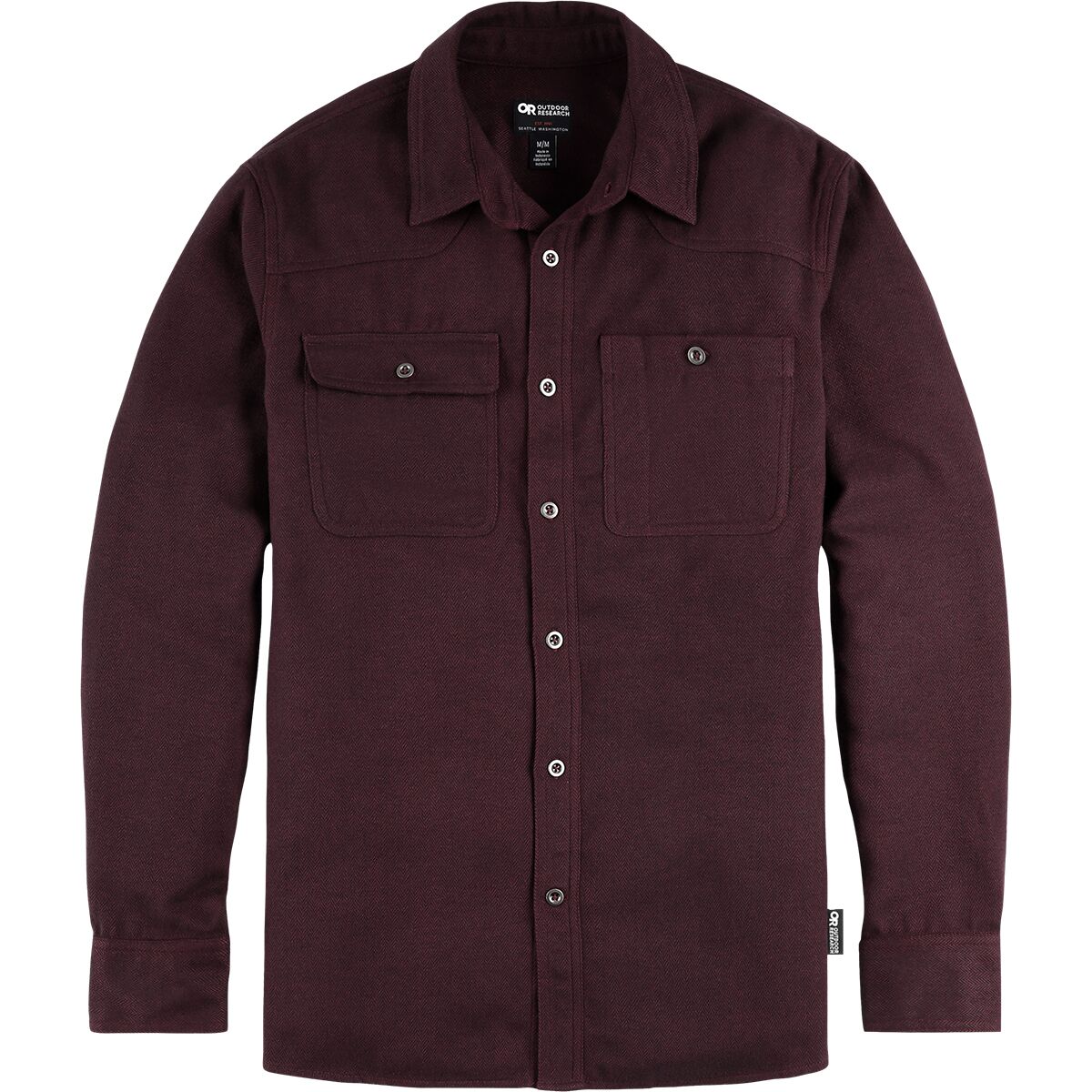 HUK Men's Standard Flannel Shirt | Performance Button Down,  Rutledge-Volcanic Ash, Medium