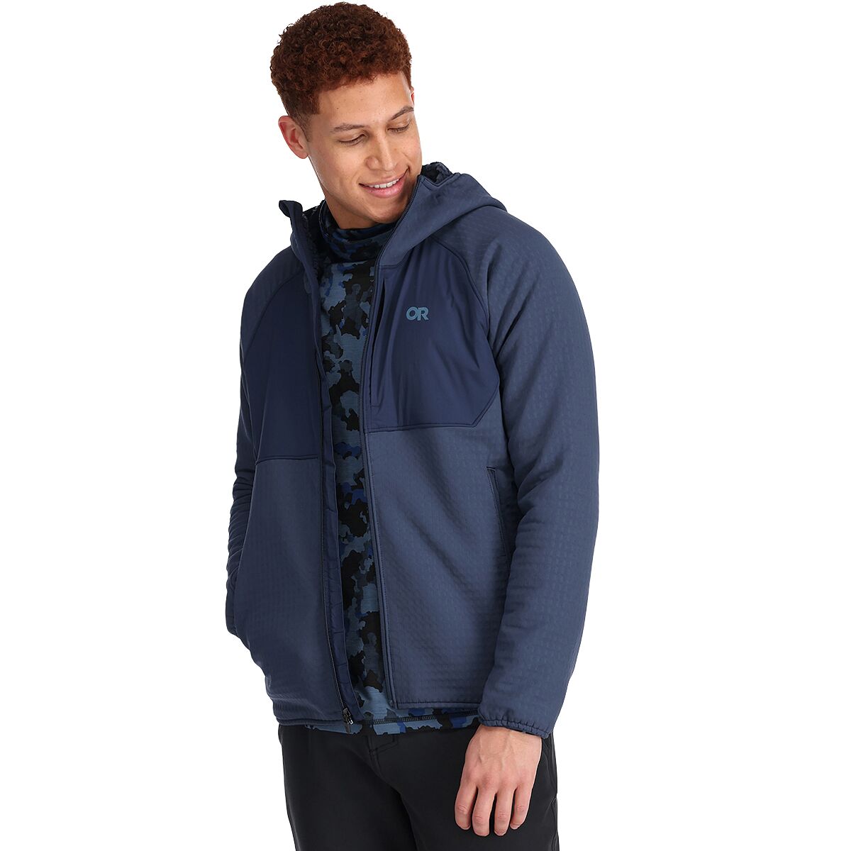 Men's vigor discount hybrid hooded jacket