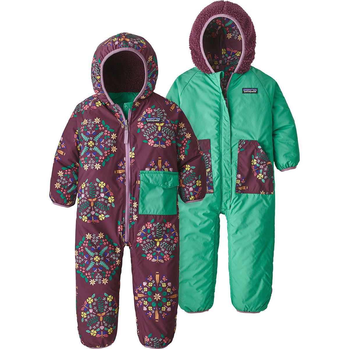 Patagonia Puff-Ball Reversible Bunting - Infant Girls' - Kids