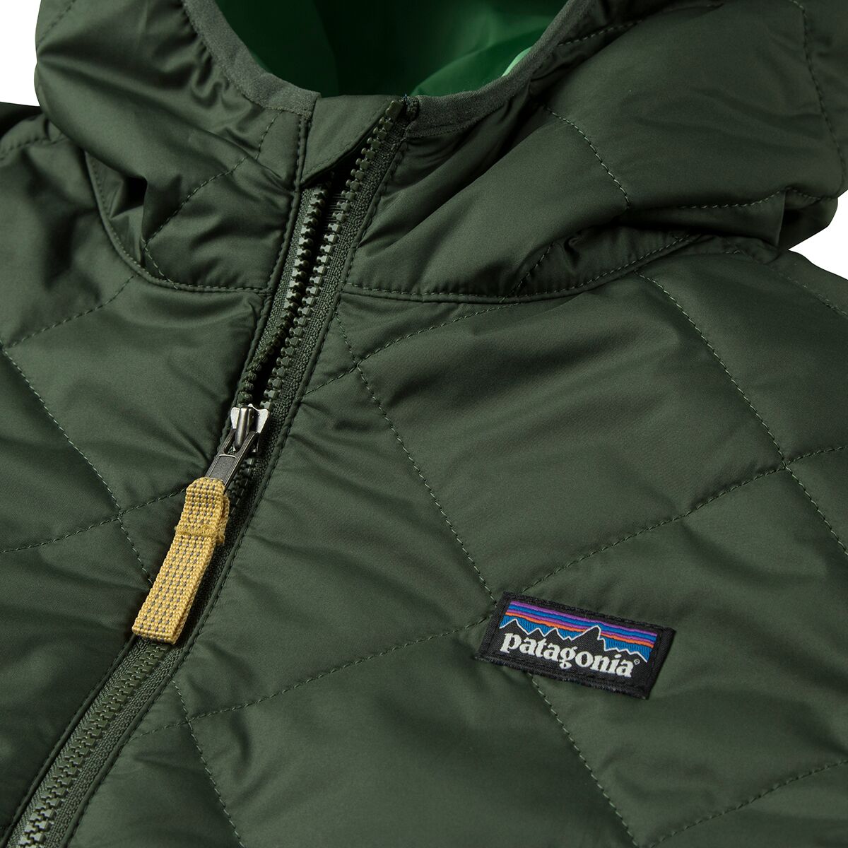 Patagonia reversible diamond quilt cheap hooded jacket