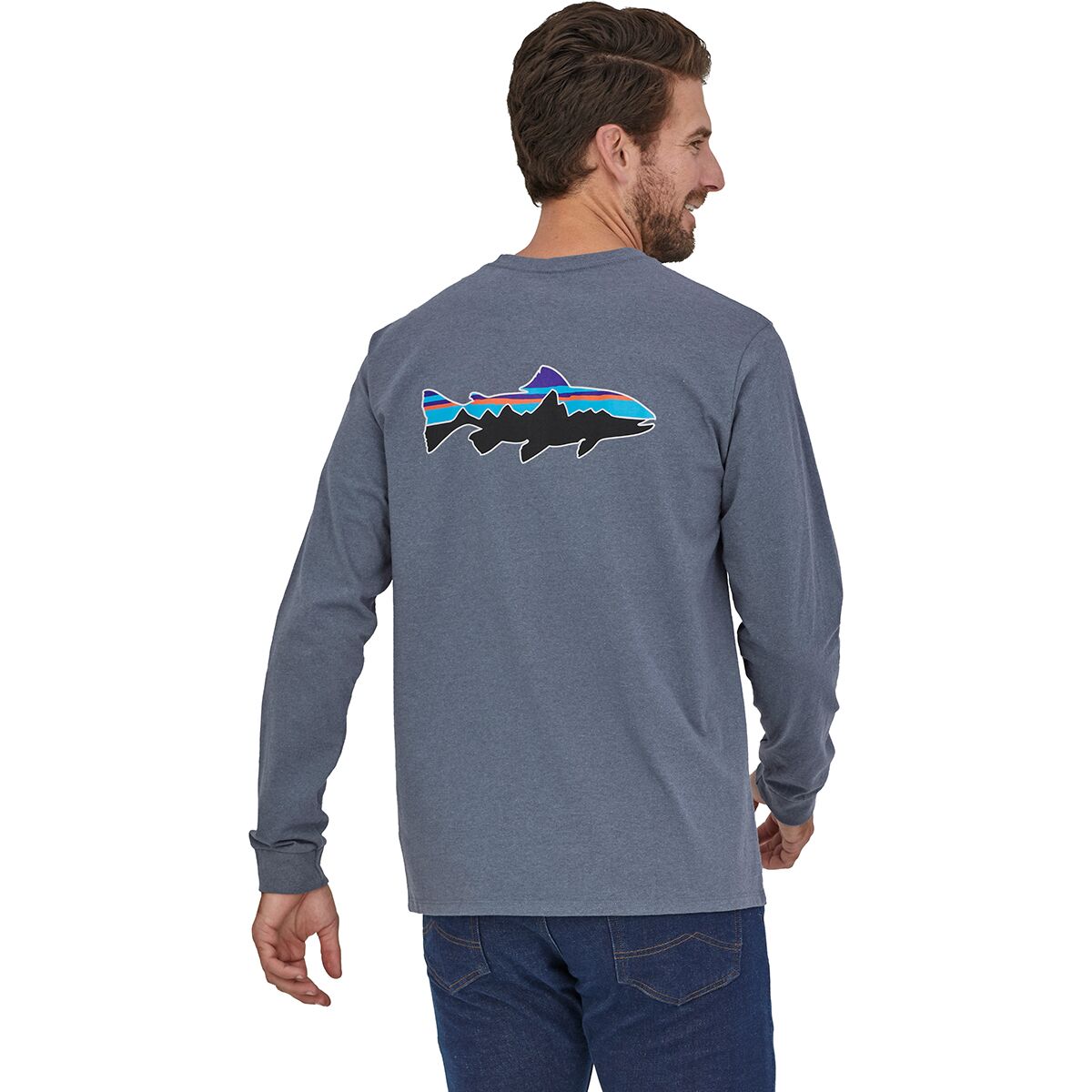 Patagonia fitz roy trout t clearance shirt