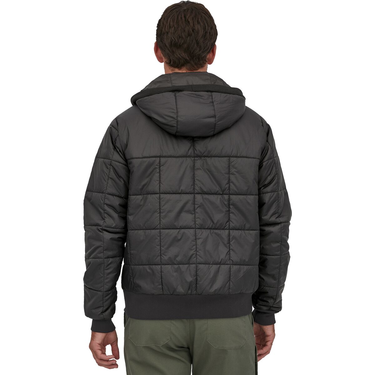 Patagonia quilted zip up hoodie jacket synthetic on sale insulation