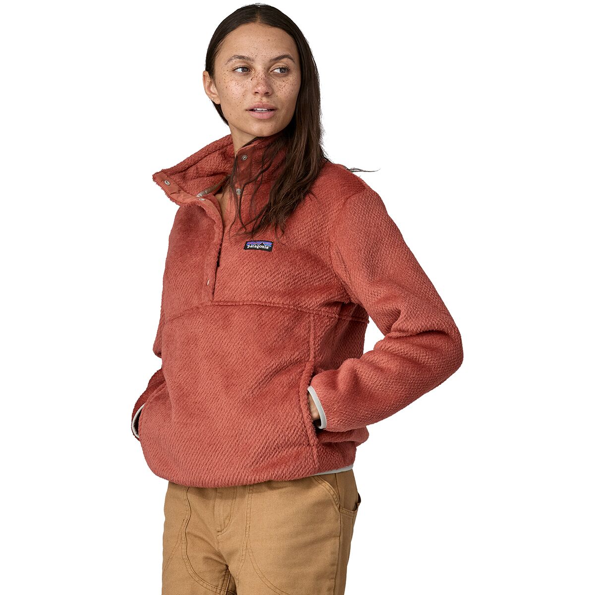 Patagonia Women's Los Gatos Fleece 1/4-Zip- medium Orange