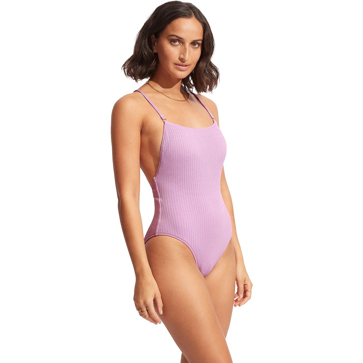 Seafolly Sea Dive Scoop Neck One-Piece Swimsuit - Women's - Women