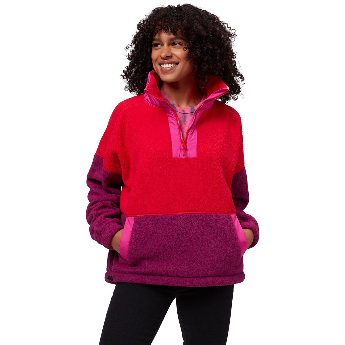 Stoic Cozy Patterned Fleece Jacket - Women's - Women