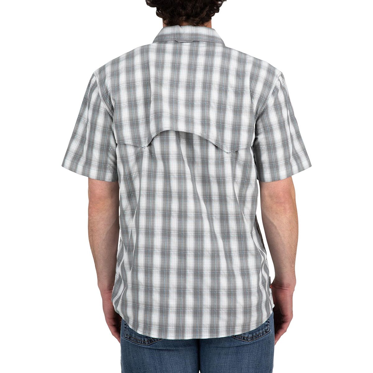 Simms Short Sleeve Button-Down Plaid Shirt - Men's Me… - Gem