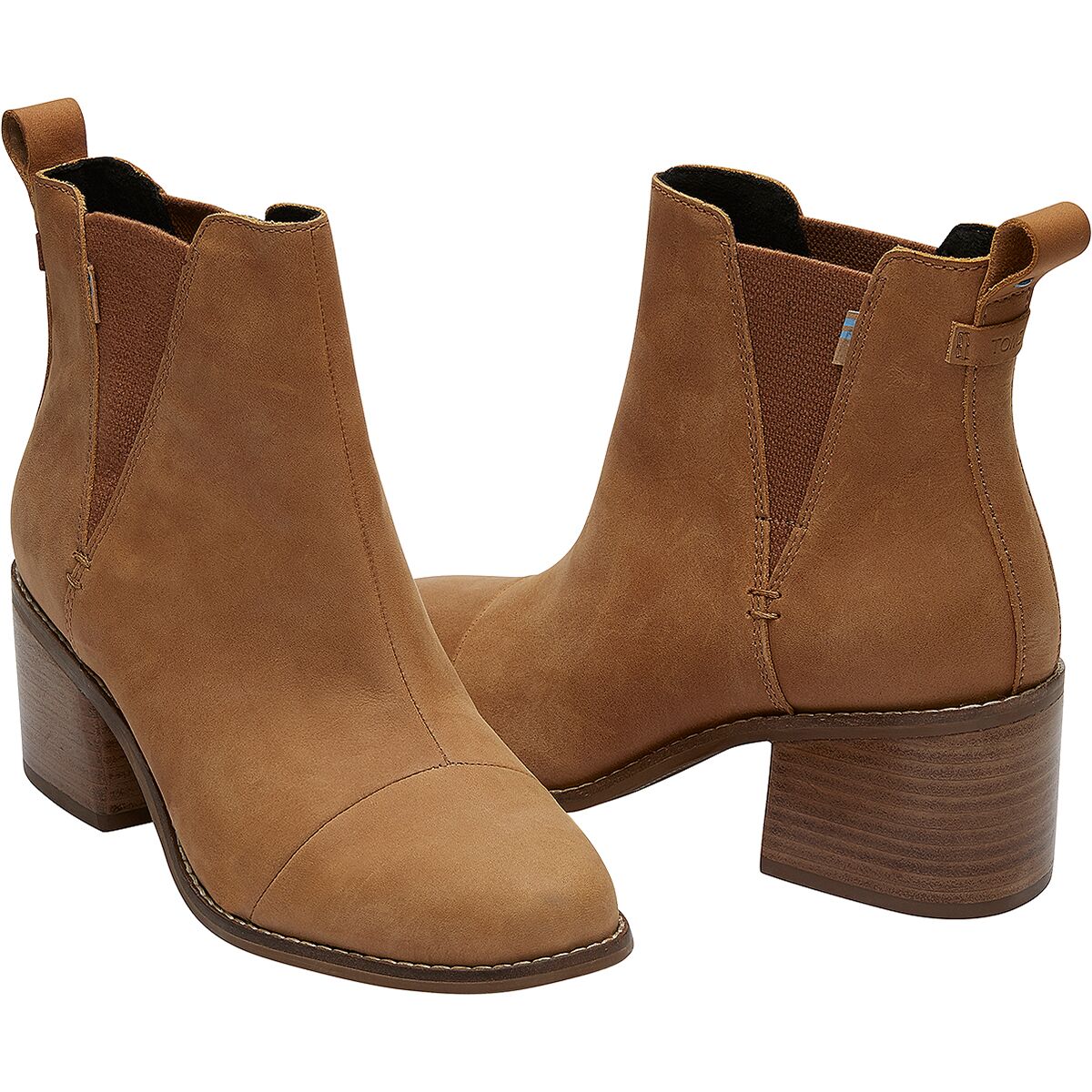 Toms tan leather 2024 women's esme boots