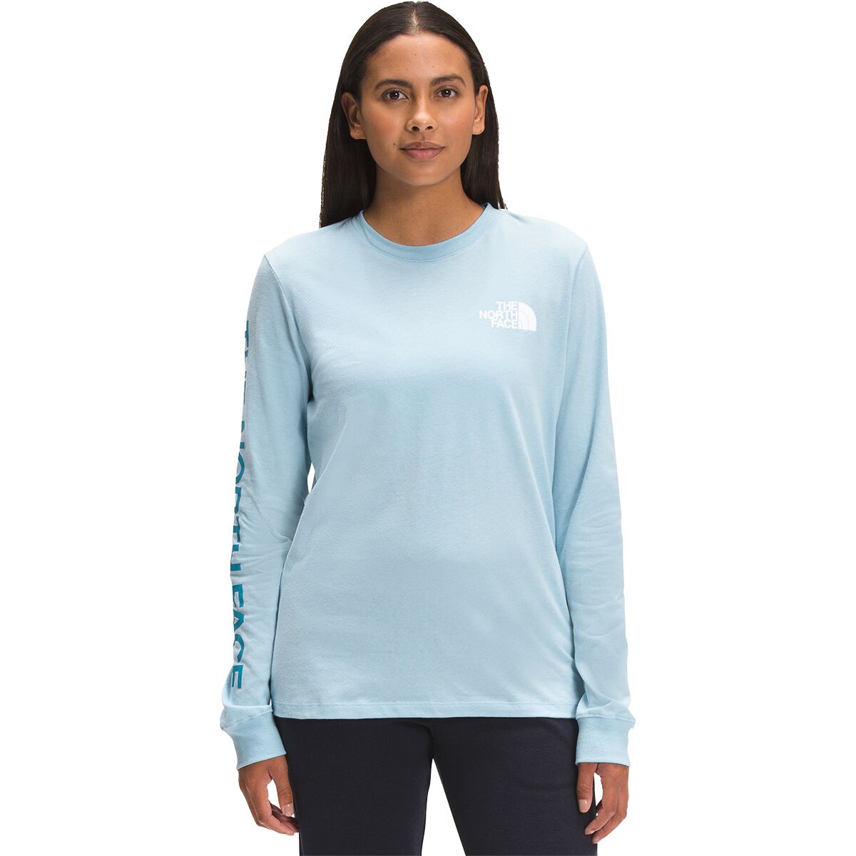 womens long sleeve north face t shirt