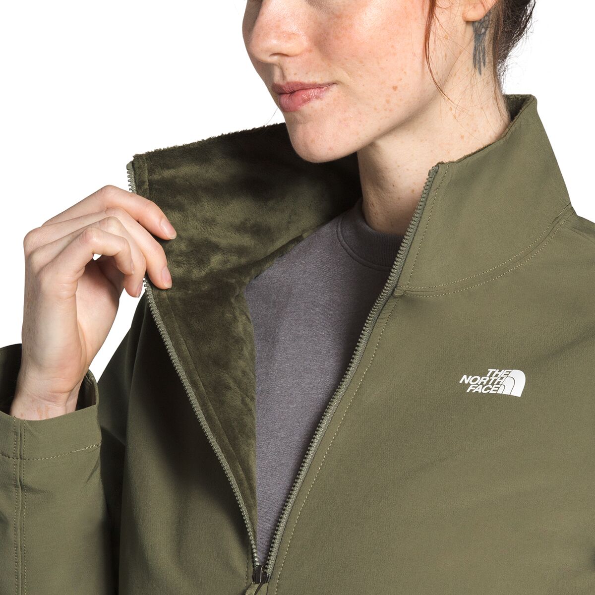 North face trui discount groen