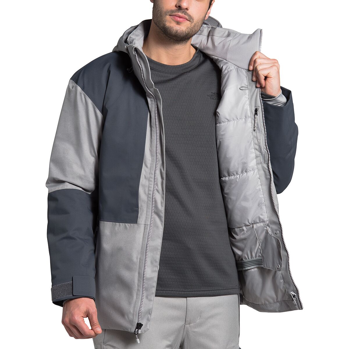 North face chakal jacket on sale grey