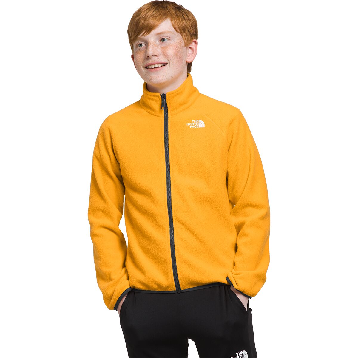 The North Face Men's 100 Glacier Full-Zip Fleece - Yellow