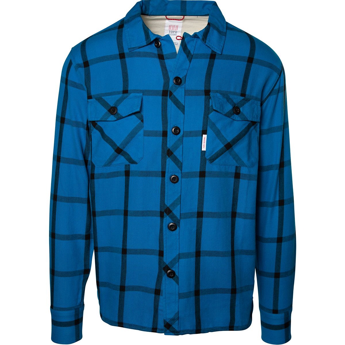 Scope Apparel, L.P. Plaid Flannel Shirt for Men in Blue at Glik's , S