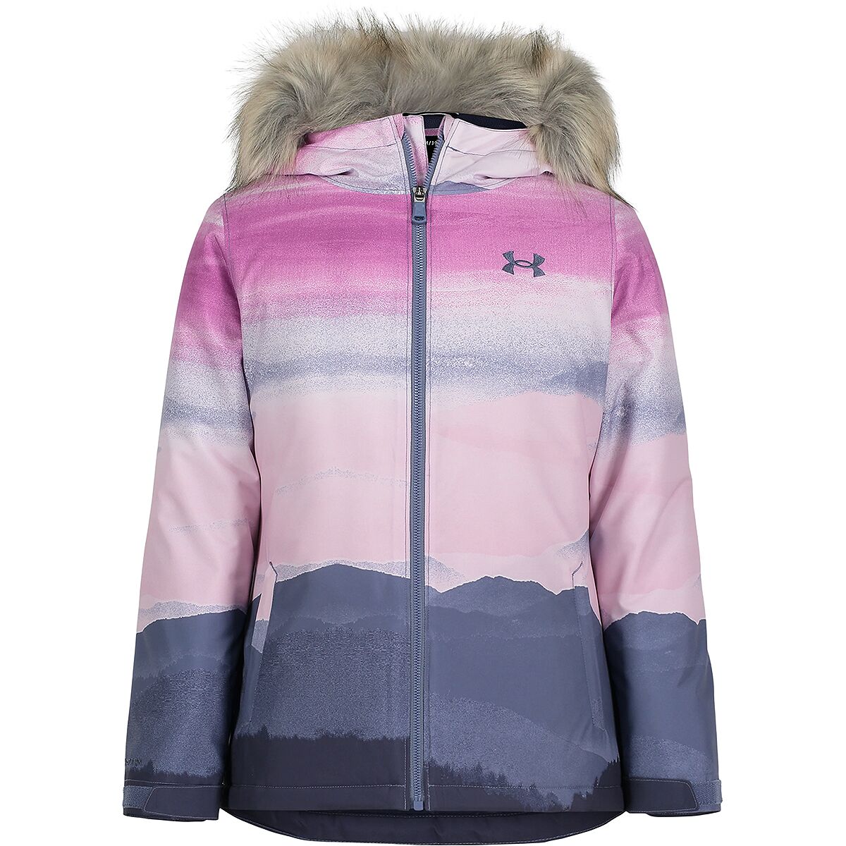 under armour printed treetop jacket