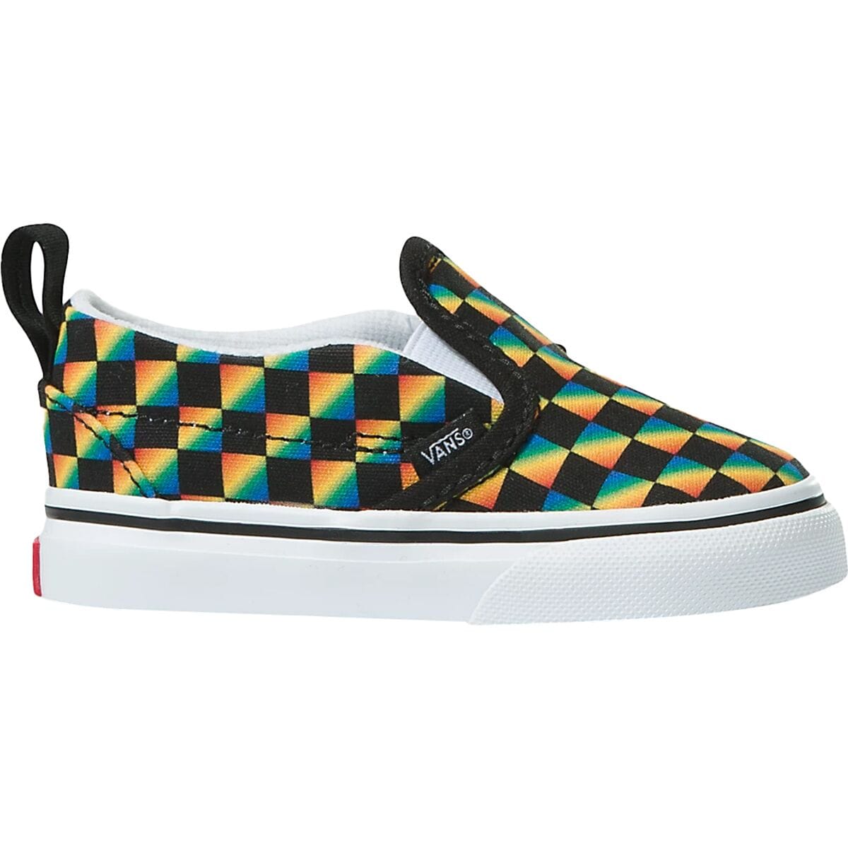 Rainbow slip clearance on checkerboard vans