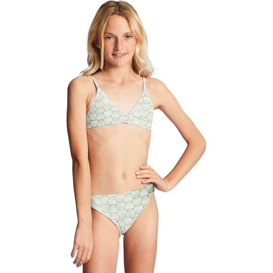 Girl's Wildflower Two Piece Ruffle Bikini Set