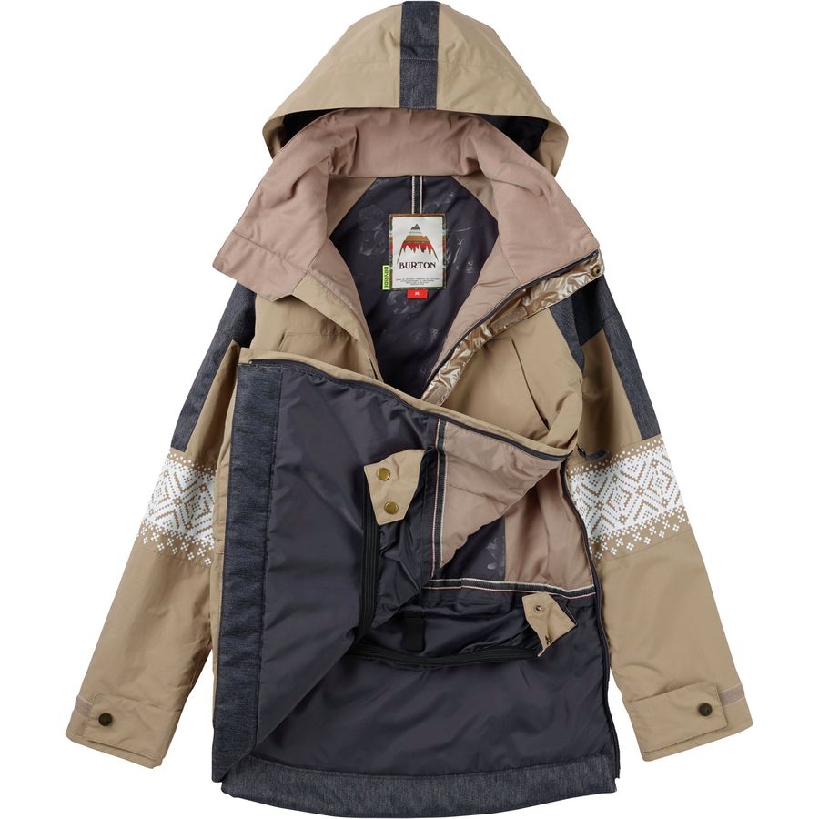 burton cinder anorak jacket