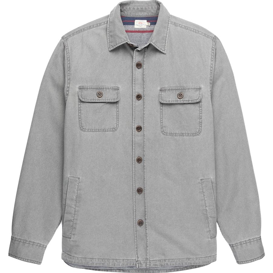 Faherty blanket outlet lined cpo jacket