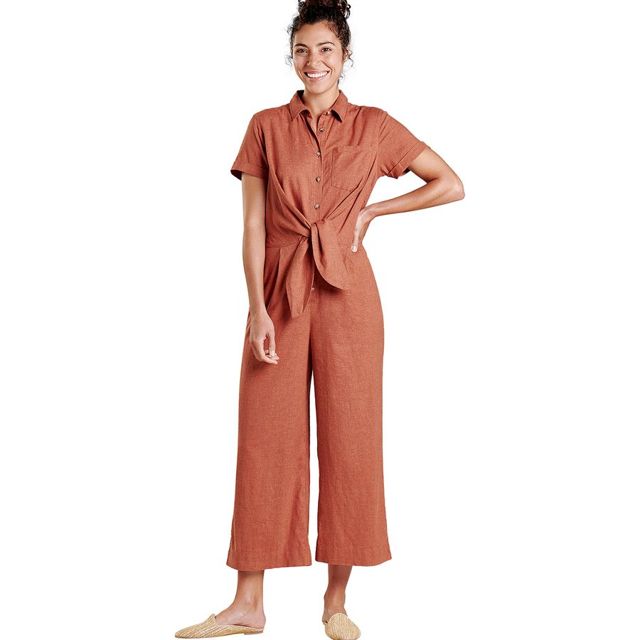 taj short sleeve jumpsuit