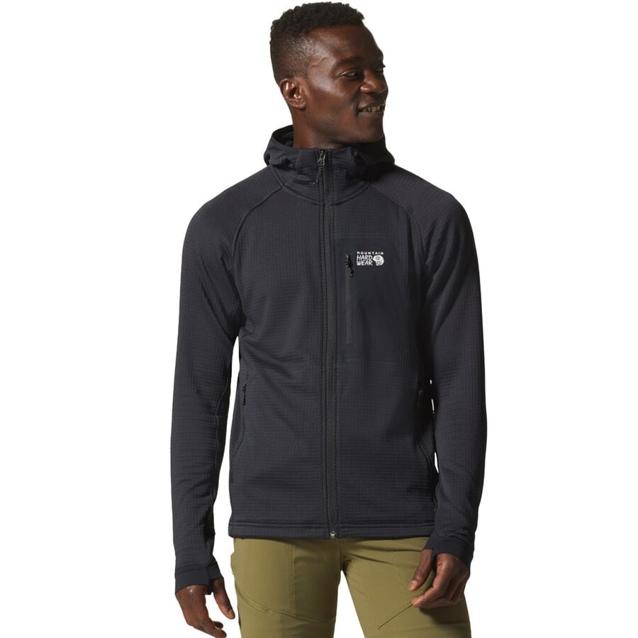 Mountain Hardwear Polartec Power Grid Full-Zip Hoodie - Men's - Men