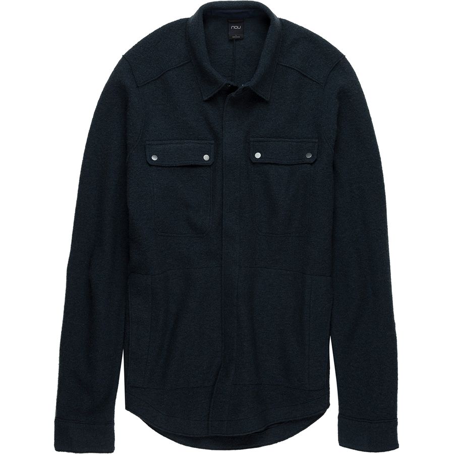 NAU Boiled Wool Shirt Long Sleeve Men s Men