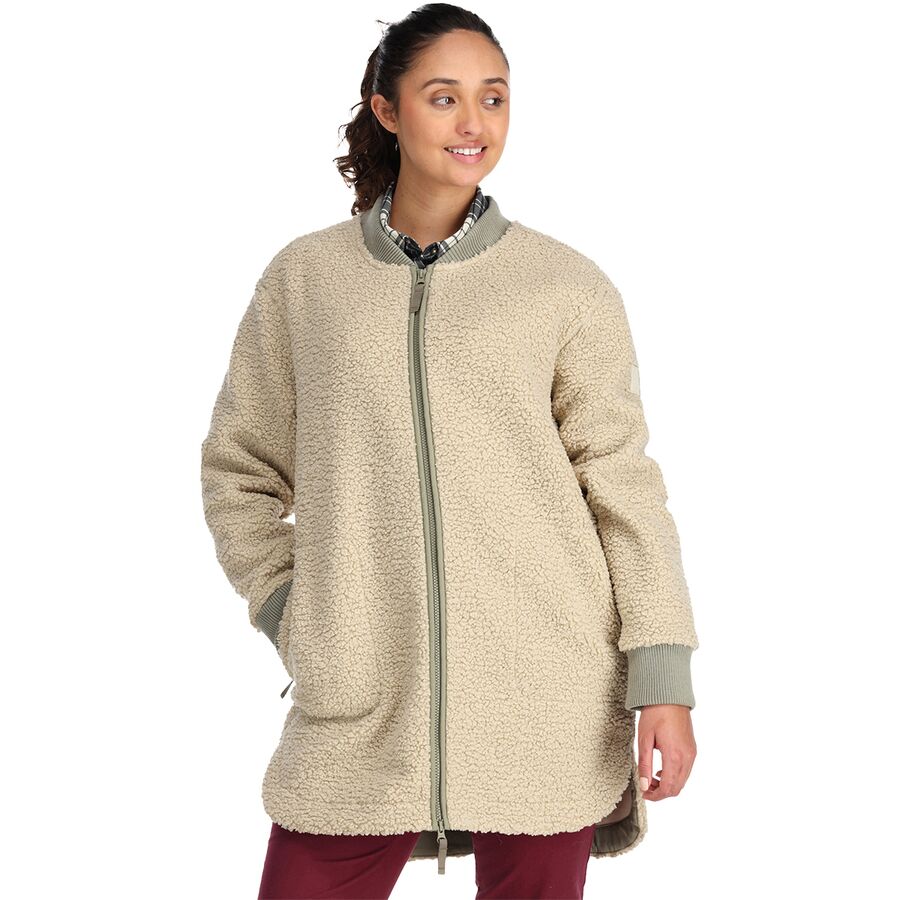 Argon micro pile fleece jacket woman