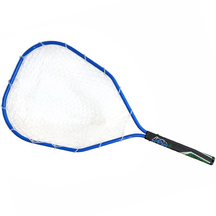 O'Pros Driftless Dry 9in Handle Fly Net in Fish Camo Handle / Blue Net Frame